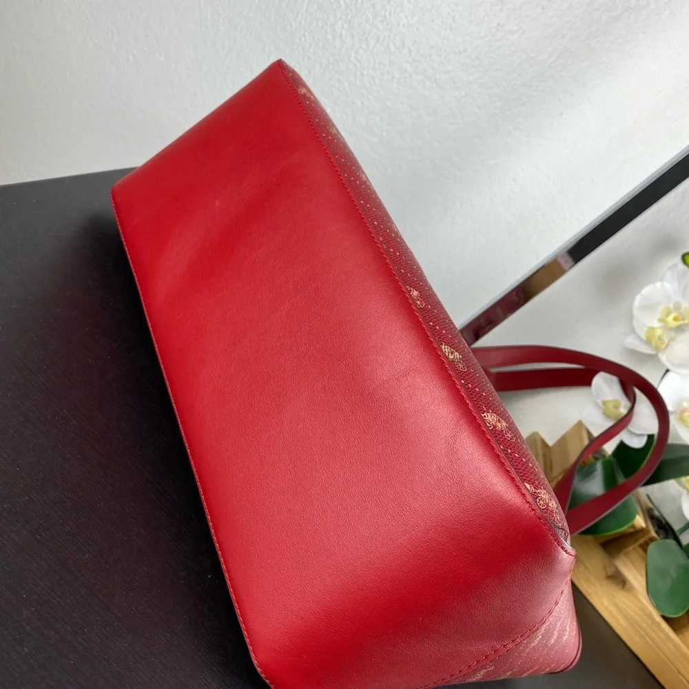 Coach Tote With Horse And Carriage Dot Print - Picture 6 of 10